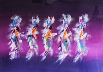 Harvest Dance 1988 42x54 Works on Paper (not prints) - Pablo Antonio Milan Harvest Dance 1988 42x54 Works on Paper (not prints) - Pablo Antonio Milan