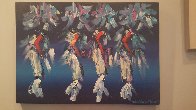 Kachina Dancers 30x40 Huge Original Painting by Pablo Antonio Milan - 1 Kachina Dancers 30x40 Huge Original Painting by Pablo Antonio Milan - 1