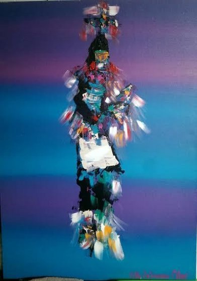 Kachina Dancer 42x30 by Pablo Antonio Milan - For Sale on