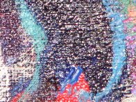 Turquoise Sunset 1998 40x30 Huge Original Painting by Pablo Antonio Milan - 12 Turquoise Sunset 1998 40x30 Huge Original Painting by Pablo Antonio Milan - 12