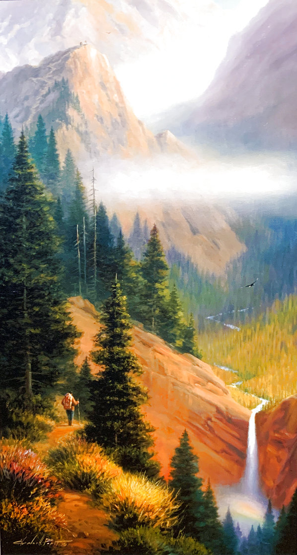 Out of the Woods, Giclee on Canvas, charles pabst print by Charles H Pabst