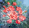 Red Passion 2009 29x29 Original Painting by Charles H Pabst - 0