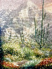 Saguaro Shadows 23x27 - California Original Painting by Charles H Pabst - 0