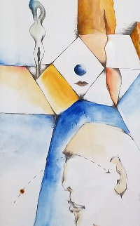 See It Like It is 2010 13x7 Original Painting - Dominic Pangborn See It Like It is 2010 13x7 Original Painting - Dominic Pangborn