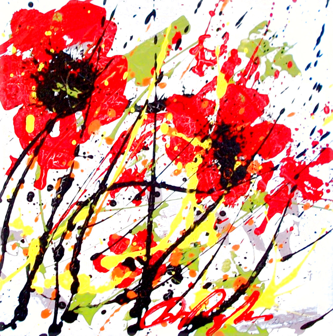 Sunny Days 2010 Acrylic Painting 12x12 by Dominic Pangborn