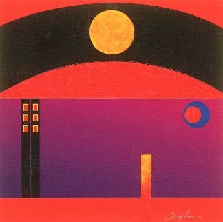 American Icon - City Lights 2010 Embellished Limited Edition Print - Dominic Pangborn American Icon - City Lights 2010 Embellished Limited Edition Print - Dominic Pangborn