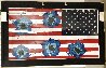 Liberty 2018 42x67 - Huge Double Sided Mural Size Original Painting by Dominic Pangborn - 2