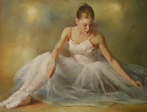 Ballerina 29x39 Original Painting - Stephen Pan