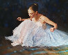 Seated Ballerina 38x48 Original Painting by Stephen Pan - 0