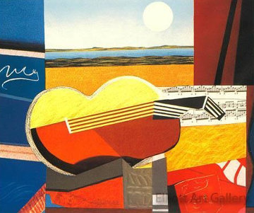 Guitare I   Limited Edition Print - Max Papart