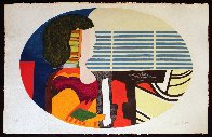 Piano Blues - Profile De Femme 1989 Limited Edition Print by Max Papart - 1 Piano Blues - Profile De Femme 1989 Limited Edition Print by Max Papart - 1