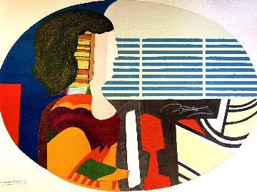 Piano Blues 1989 Limited Edition Print - Max Papart Piano Blues 1989 Limited Edition Print - Max Papart