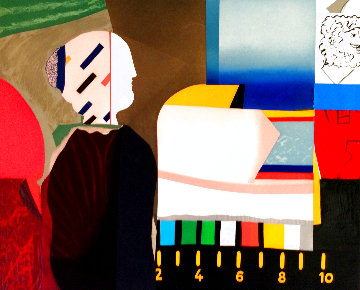 Chromatic Composition Deluxe 1980 Super Huge Limited Edition Print - Max Papart Chromatic Composition Deluxe 1980 Super Huge Limited Edition Print - Max Papart