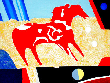 Merry Go Round 1988 Limited Edition Print - Max Papart