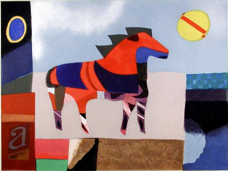 Red Horse 1981 Limited Edition Print - Max Papart