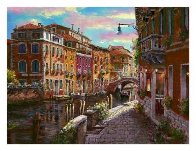 Shimmering Canal 2010 Embellished Limited Edition Print by Sam Park - 1 Shimmering Canal 2010 Embellished Limited Edition Print by Sam Park - 1