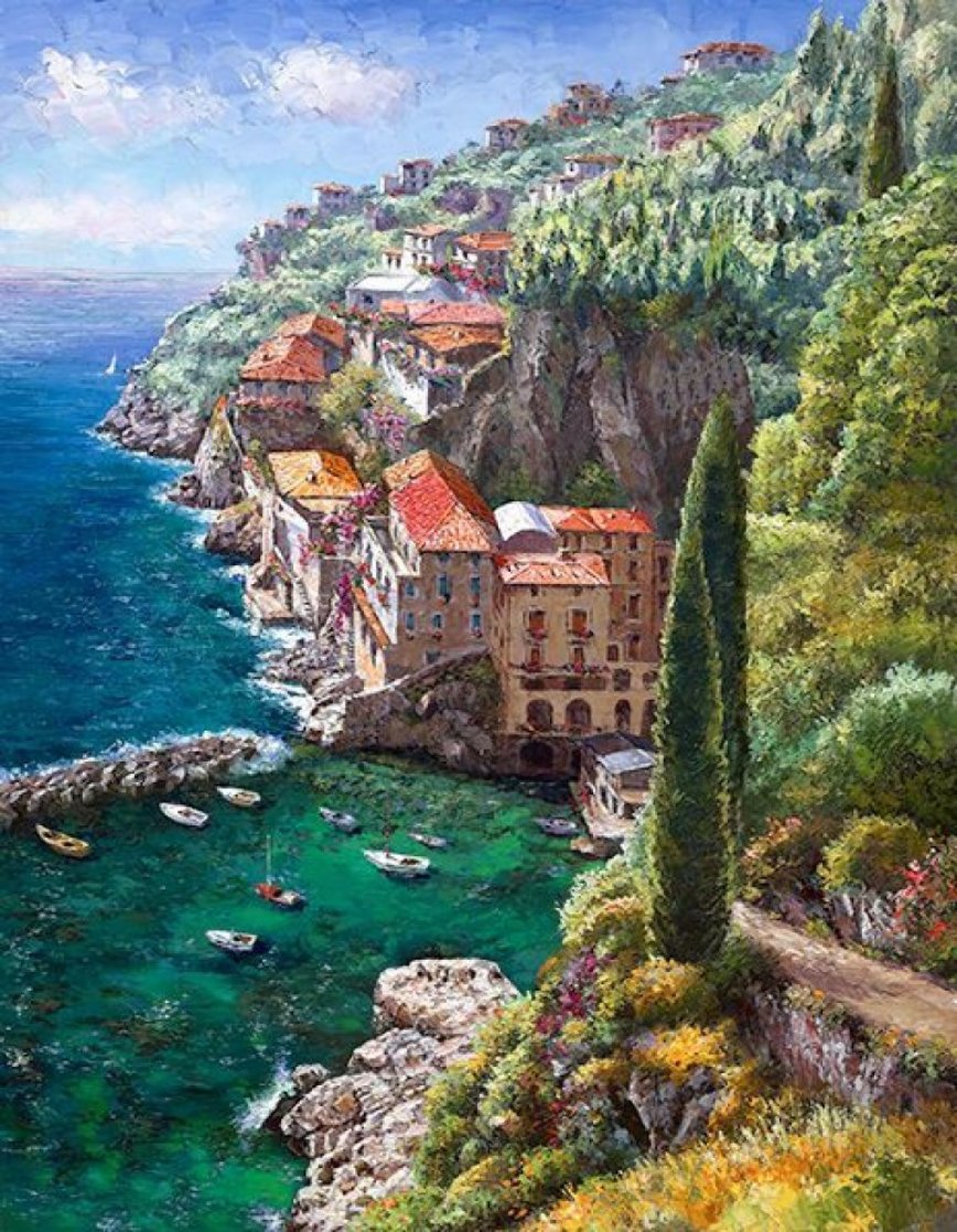 Andrea De Luca 2010 Embellished Limited Edition Print by Sam Park Andrea De Luca 2010 Embellished Limited Edition Print by Sam Park
