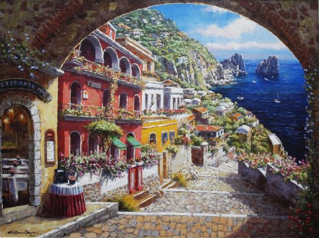 Archway Capri 2010  Embellished Limited Edition Print by Sam Park