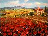 Tuscany Summer 2007 Embellished Limited Edition Print by Sam Park - 1 Tuscany Summer 2007 Embellished Limited Edition Print by Sam Park - 1