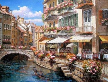 Bridgewalk Annecy 2008 Embellished Limited Edition Print - Sam Park Bridgewalk Annecy 2008 Embellished Limited Edition Print - Sam Park