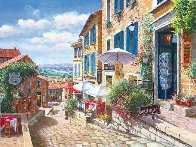 Streets of St Emilion 2000 Limited Edition Print by Sam Park - 0