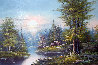 Untitled (Landscape) 30x41 (Early) - Huge Original Painting by Sam Park - 0