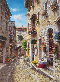 St. Paul Des Vence 40x30 Original Painting - Sam Park St. Paul Des Vence 40x30 Original Painting - Sam Park