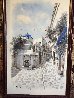 Untitled Cityscape 1988 36x24 Greece Original Painting by Sam Park - 2