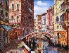 Portifino Reflections, And Spring Time in Venice, Set of 2 Giclees Limited Edition Print by Sam Park - 1