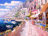 Dockside At Amalfi 2009 Embellished Limited Edition Print by Sam Park - 0
