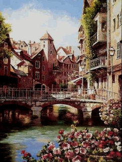 Annecy Nights PP Huge 2015 Limited Edition Print - Sam Park