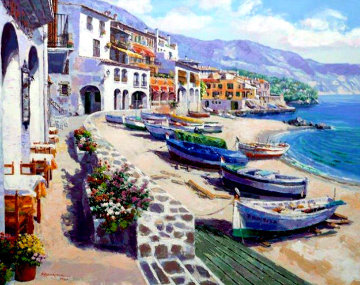Boats of Callela PP Limited Edition Print - Sam Park Boats of Callela PP Limited Edition Print - Sam Park