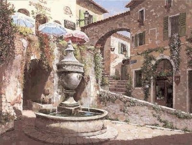 St Paul De Vence PP Huge - French Riviera Limited Edition Print by Sam Park