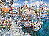 Cafe in Cassis PP Limited Edition Print by Sam Park - 1