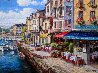 Harbor At Honfleur PP Limited Edition Print by Sam Park - 1