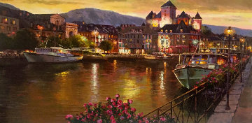 Annecy Nights PP Huge Limited Edition Print - Sam Park