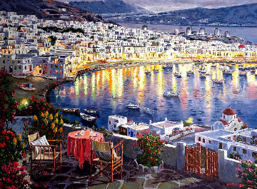 Mykonos Sunset PP Limited Edition Print - Sam Park Mykonos Sunset PP Limited Edition Print - Sam Park