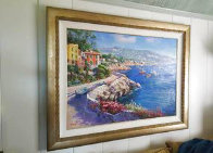 Aiguablava Fornells, Spain 1990 36x48 Huge Original Painting by Sam Park - 1 Aiguablava Fornells, Spain 1990 36x48 Huge Original Painting by Sam Park - 1
