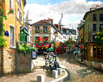 Montmartre AP Embellished Limited Edition Print - Sam Park Montmartre AP Embellished Limited Edition Print - Sam Park