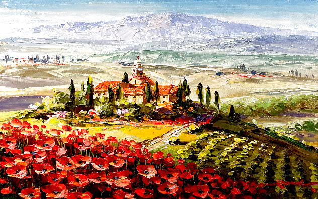Tuscany 2016 20x23 - Italy Original Painting by Sam Park