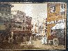 Untitled Middle Eastern Cityscape 1970 31x43 - Huge Original Painting by Sam Park - 1