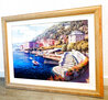 Lakes of Bellagio 2003 - 30x38 Oil on Canvas - Italy Original Painting by Sam Park - 1