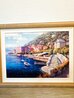 Lakes of Bellagio 2003 - 30x38 Oil on Canvas - Italy Original Painting by Sam Park - 2