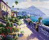 Lake Como Promenade 2000 Embellished - Italy - Huge Limited Edition Print by Sam Park - 0