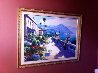 Lake Como Promenade 2000 Embellished - Italy - Huge Limited Edition Print by Sam Park - 2
