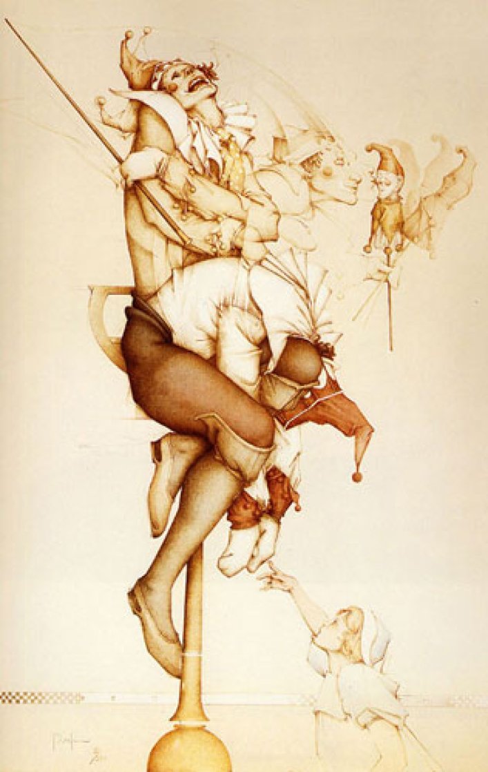 Petrouchka 1987 Limited Edition Print by Michael Parkes Petrouchka 1987 Limited Edition Print by Michael Parkes