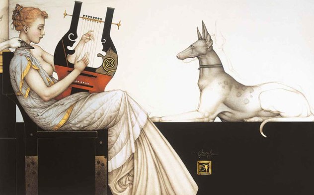 Anubis 1999 Limited Edition Print by Michael Parkes
