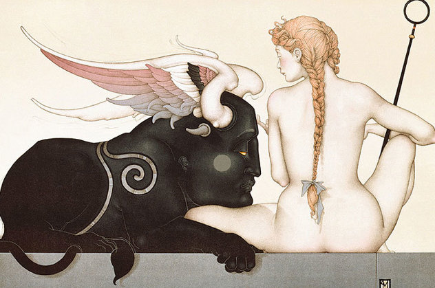 Dark Sphinx 2001 Limited Edition Print by Michael Parkes