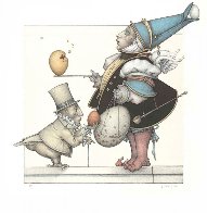 Egg Collector 2007 Limited Edition Print by Michael Parkes - 0 Egg Collector 2007 Limited Edition Print by Michael Parkes - 0