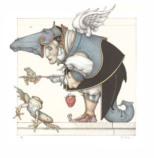 Frog Collector 2007 Limited Edition Print - Michael Parkes Frog Collector 2007 Limited Edition Print - Michael Parkes